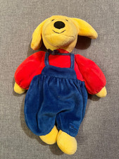 Hund Schnuffeltuch Schmusetuch Sterntaler Vintage Plüschtier 20 cm Rassel