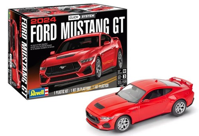 #ad #ad Revell 2024 Ford Mustang GT Click System 1:25 scale model car kit 14586 $19.95