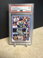2023 Topps James Outman Father's Day Powder Blue Rookie RC #/50 PSA 9 Dodgers