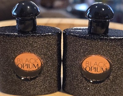 2x YSL Yves Saint Laurent Black Opium Eau de Parfum EDP .25oz/7.5