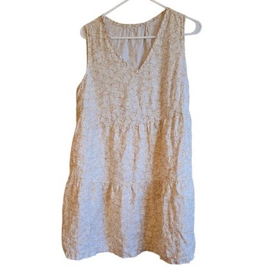 Rachel Zoy linen light weight floral shift dress