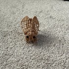 Vtg Wicker Bug Insect Fly Boho Woven Sculpture Bug Decor Cottagecore MCM Cricket — photo 7