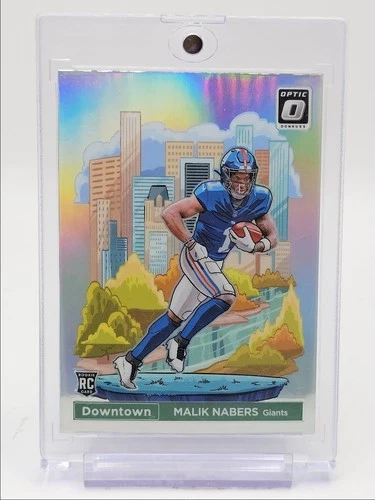 MALIK NABERS 2024 DONRUSS OPTIC DOWNTOWN ROOKIE CASE HIT SSP GIANTS RC Q3668