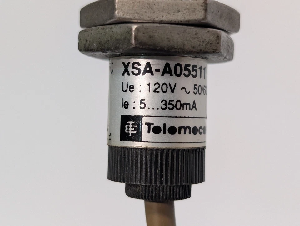 (1) Telemecanique XSA-A05511 Inductive Proximity Sensor 120VAC 50/60Hz 5…350mA - Image 2 of 4