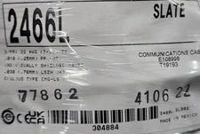 Alpha Wire 2466L 22/2P Individually Shielded Pairs LSZH Control Cable Gray /25ft