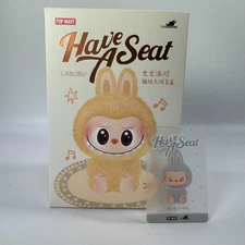 USA-NEW Authentic Popmart Labubu  Have A Seat Vinyl SEALED Blind box -HEHE