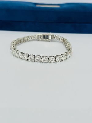 Tennisarmband Platin 950,32 CVD Diamanten, 32ct,D-VVS,Wert -60000 ,32 Zertifikat