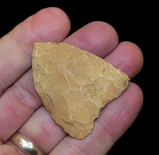 TRIANGULAR KNIFE SOUTH TEXAS INDIAN ARROWHEAD ARTIFACT COLLECTIBLE RELIC