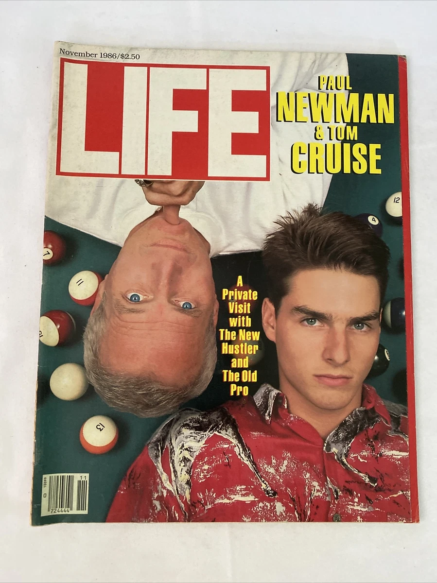 1986 November Life Magazine Tom Cruise Visits Paul Newman At His Home  (BM150) | eBay