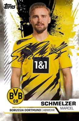 Topps BVB Borussia Dortmund Team Set 20/21 XL Karte Nr. 14 Marcel Schmelzer
