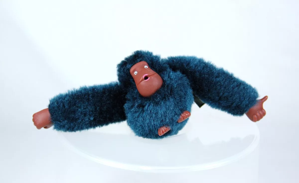 NWOT Kipling Fuzzy MONKEY BAG CHARM KEYCHAIN