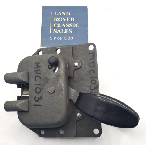 LAND ROVER 90 110 EARLY DOOR LOCK - ANTI BURST - LEFT HAND SIDE MILITARY MUC1031 - Picture 2 of 7