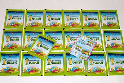Panini WC WM Brazil 2014 14 - 20 x Pack Mint