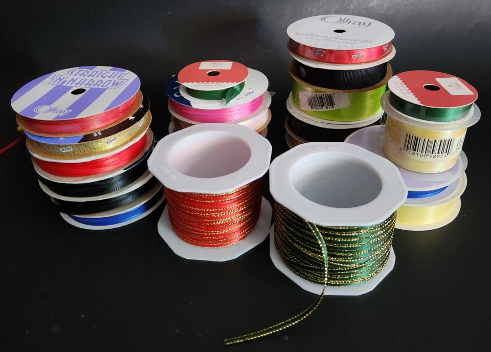 Vintage Ribbon Lot 100+ Yards - Image 2 of 4