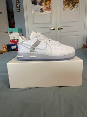 Size 9.5 - Nike Air Force 1 React White 2020