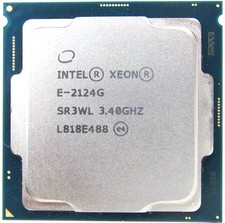 Intel Xeon E-2124G SR3WL 3.40GHz 4 Core 8 MB 71W LGA1151 CPU processor