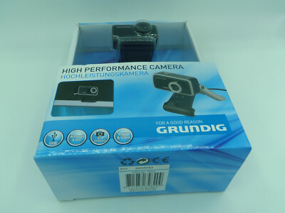 GRUNDIG HIGH PERFORMANCE WEBCAM 5 MEGAPIXEL mit integriertem Mikrofon 72820 USB