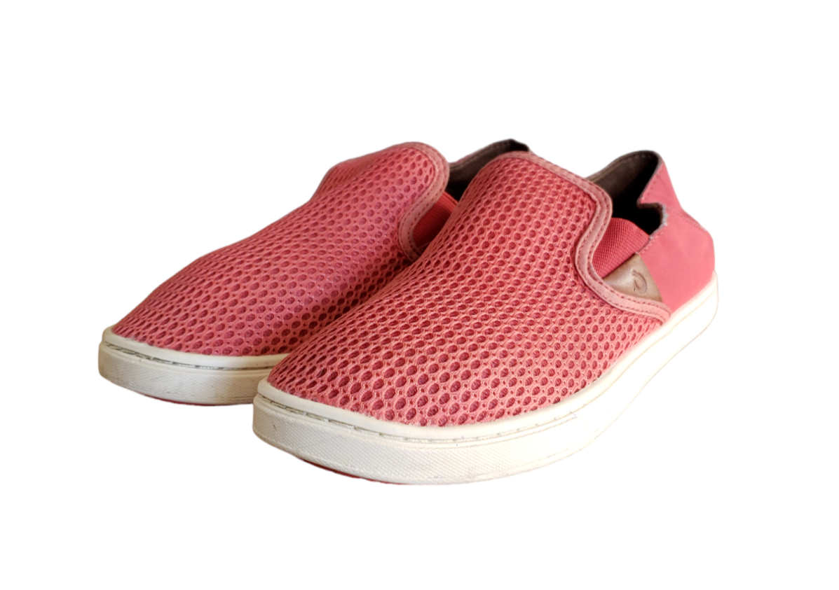 Olukai PEHUEA Coral  Red  Mesh Slip-On Sneakers SZ 8 OluKai Women main image 4