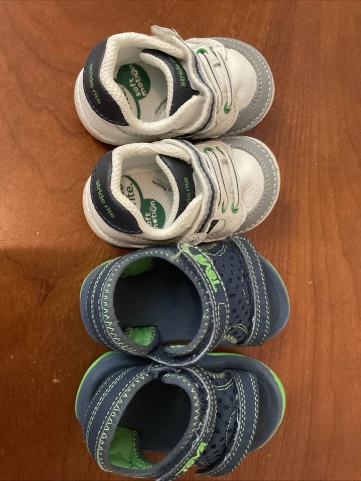 Stride Rite Teva Bebé Niño Zapato Zapatilla Sandalia Lote Artie 3.5W Foto 4 de 4