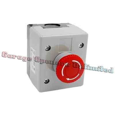 MMTC 1MHL Nema 4 Exterior Mushroom Head Control With Maintained Latching Contact