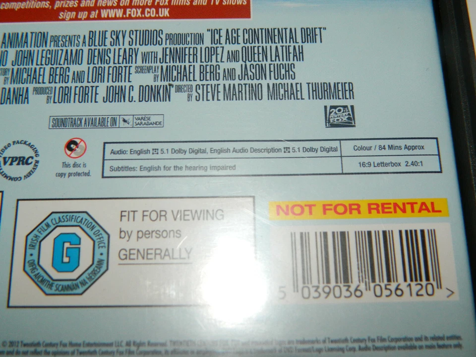 6 Kinder DVDs: ICE AGE, Garfield, NARNIA, Charlie Chocolate Factory, Happy Feet - Bild 4 von 4