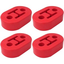 4pcs Heavy Duty Rubber Exhaust Tail Pipe Mount Bracket Hanger Bushing Insulator