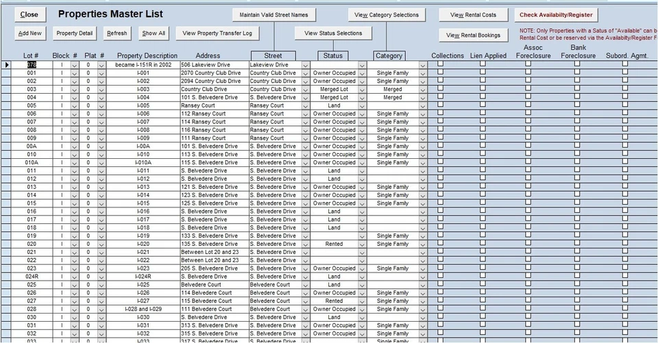 HOA or POA Management application for Homes or Property , uses Microsoft Access - Image 3 of 4