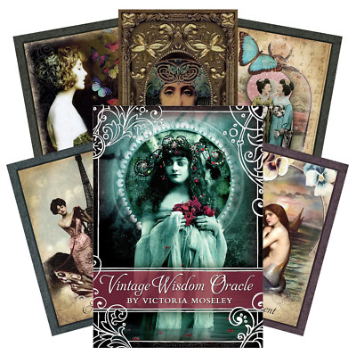 Vintage Wisdom Oracle Cards Deck By Victoria Moseley Us Games Systems VWO53