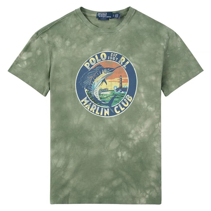 Polo Ralph Lauren Men's Marlin Club T-Shirt - XL/Cargo Green RARE!