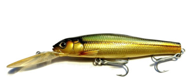 Megabass Live-X Leviathan Wobbler, Crankbait, Kunstköder, 9 cm, Floating