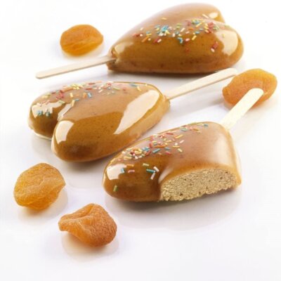 Silikomart Classic Heart Ice Cream Bar Mold Set
