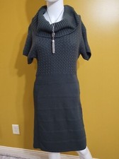 The Limited Short Sleeve Cowl Neck Sweater Dress S