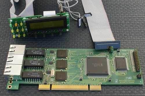 Swisstronics Net3par V1.1 PCI Ethernet Karte 3 LAN Card Rj45 Ben hur Pyramid - Bild 2 von 7