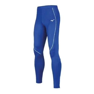 Mizuno Pantalone Team Premium Long Tight, uomo -colore 22 (Royal/Royal)