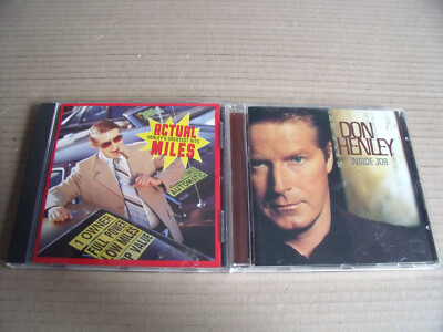 2 x Don Henley - Actual Miles / Henley's Greatest Hits + Inside Job