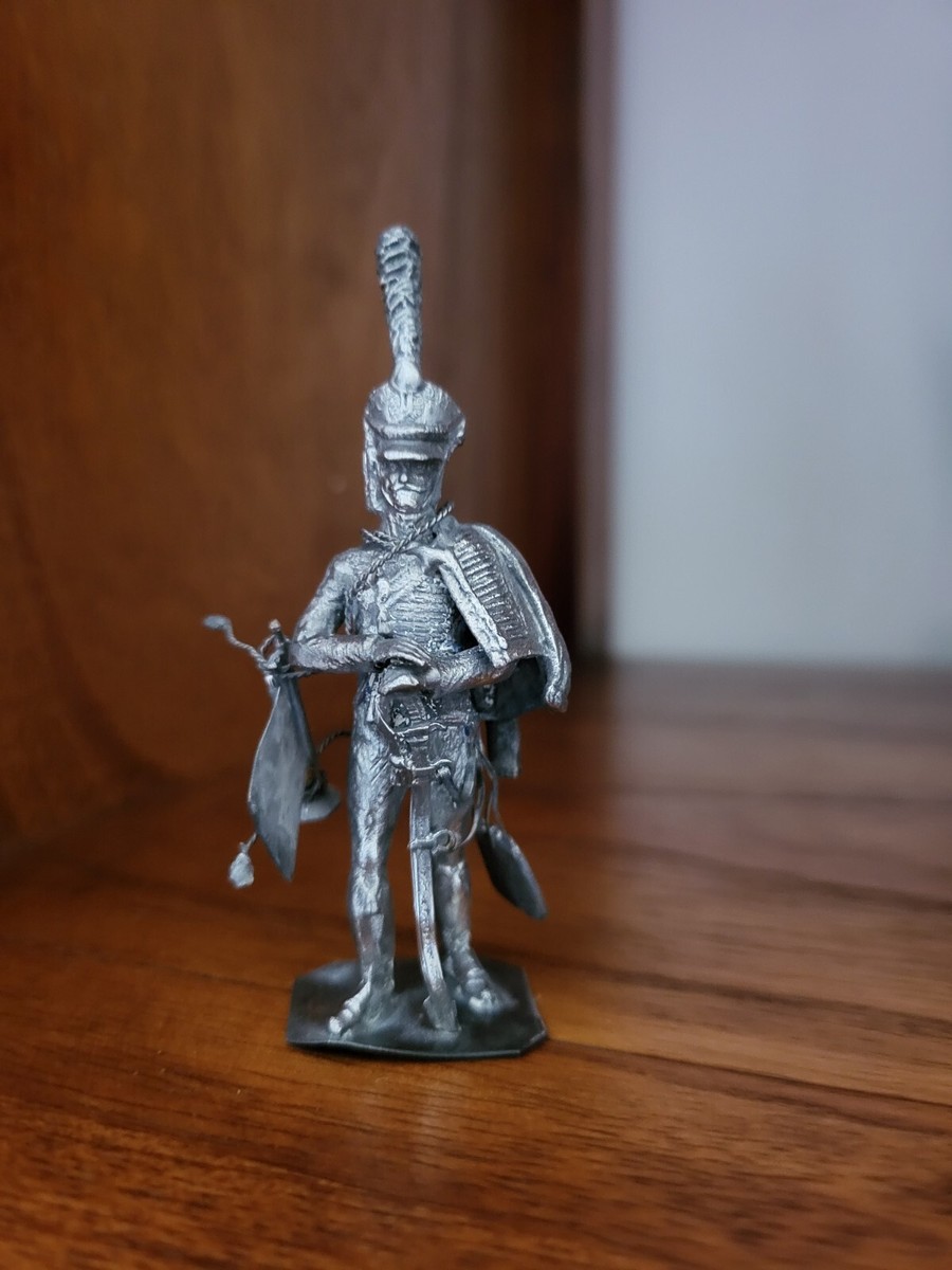 Soldat Plomb 54mm Vanot – Trompette Des Dragons De La Ligne, Premier Empire