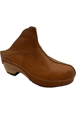 Sergio Tomani Leather Clogs Florida Miel