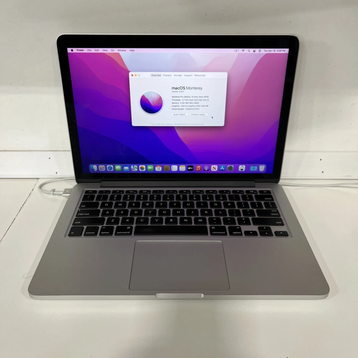 Apple MacBook Pro 13” Early 2015 Intel Core i5 2.7GHz - 8GB RAM 128GB SSD  Y106