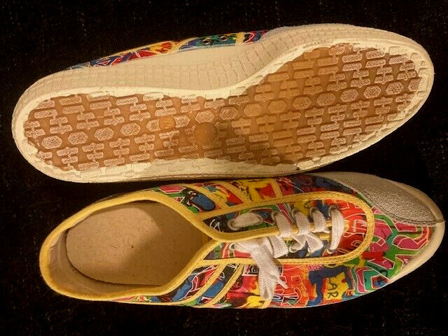 KAWASAKI Canvas Sneakers Cartoon Graffiti Comics Print size