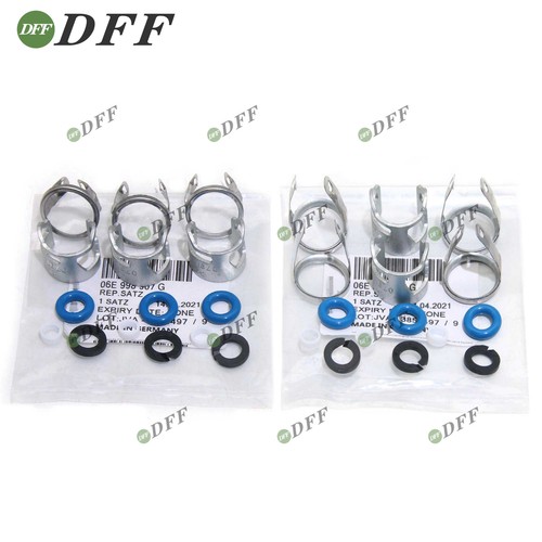 6-Set Fuel Injector Nozzle Seal & O-Ring Repair Kit – For VW/Audi