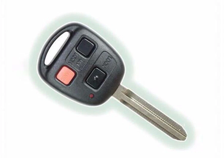 Funda para llavero inteligente de silicona con control remoto Fit Toyota Lexus RAV4 PRADO Yaris 3BNT Foto 2 de 2