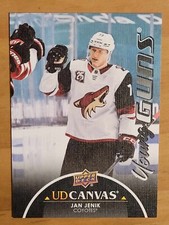 Jan Jenik 2021-22 Upper Deck Young Guns YG Canvas Black #C97 Arizona Coyotes