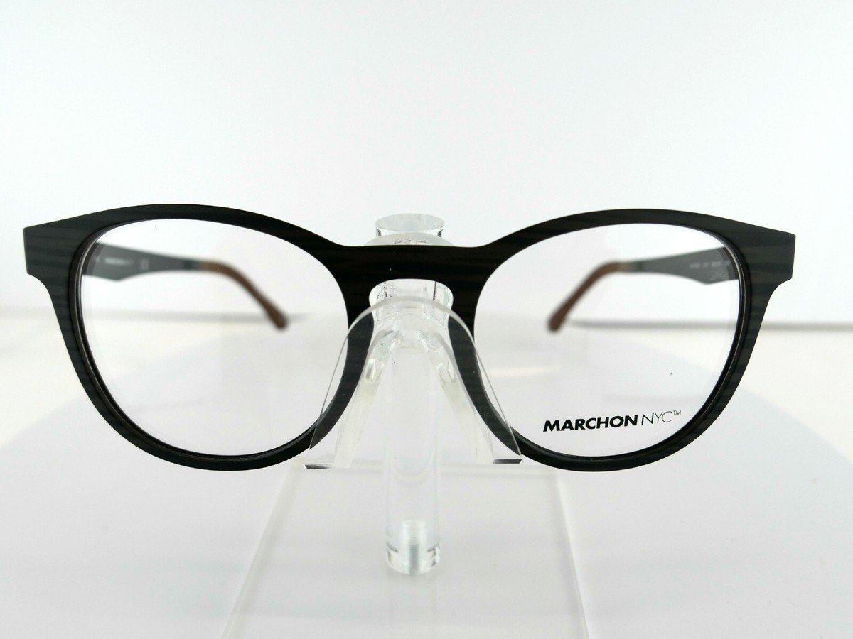 Marchon M-1502 210 Eyeglasses Frames 50-19-140 Matte Brown 2 