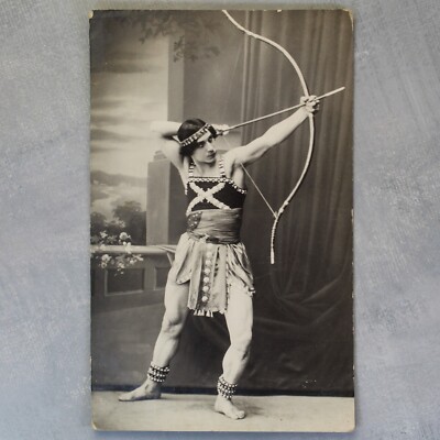 Leonid ZHUKOV Russian ballet star Tsarist Russia photo postcard 1910s ЖУКОВ 