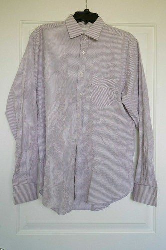 NWOT Billy Reid Heirloom Red Blue Pinstripe Button Down Collar Men's 16.5
