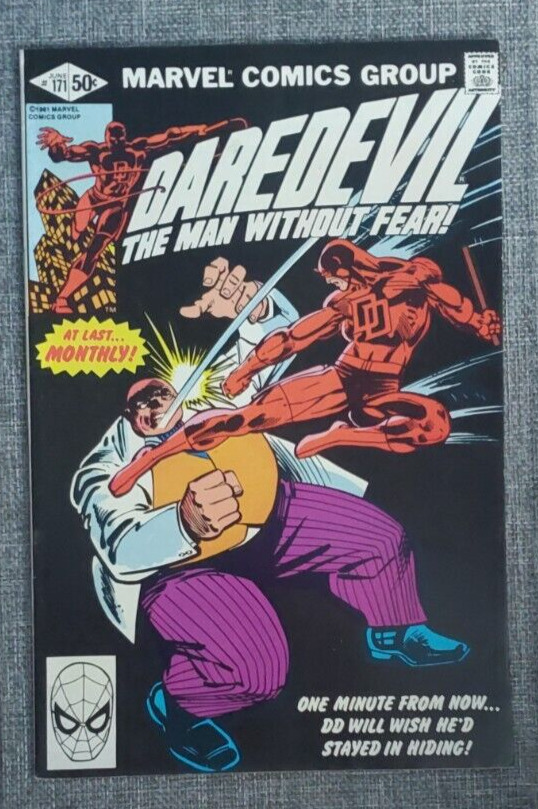Daredevil (1964) #171 Frank Miller Cover 1st Meeting & Fight With Kingpin VF+