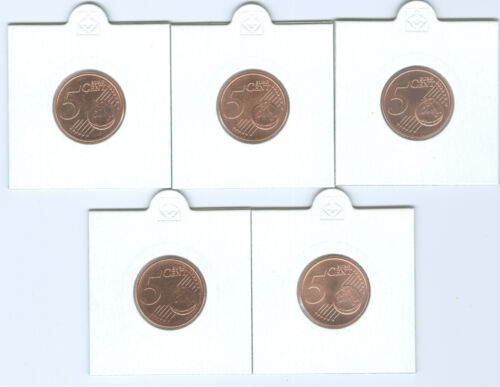 BRD  5 Cent ADFGJ  stempelglanz  (Wählen Sie unter: 2002 - 2022) - Bild 1 von 1