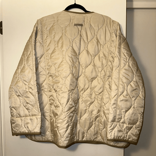 Hudson XL Overside Liner Jacket Padded Quilting Natural Beige Tan Women’s NWT - Picture 5 of 8