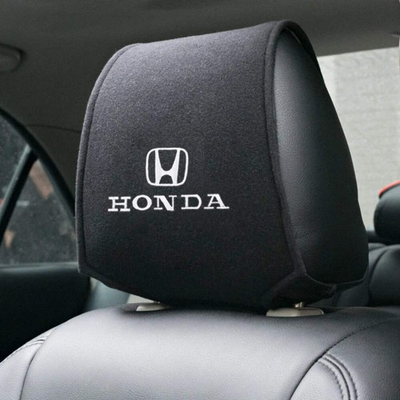 #ad Car Headrest Cover Seat Head Pillow Neck Headrest Cover For Honda Mugen Jazz Ins $15.99