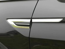 4pcsset Chrome Side Fender Badge Decals Cover For Volkswagen Tiguan 2017-2021 4pcsset Chrome Side Fender Badge Decals Cover For Volkswagen Tiguan 2017-2021